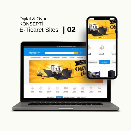Dijital & Oyun E-Ticaret Konsepti - 02