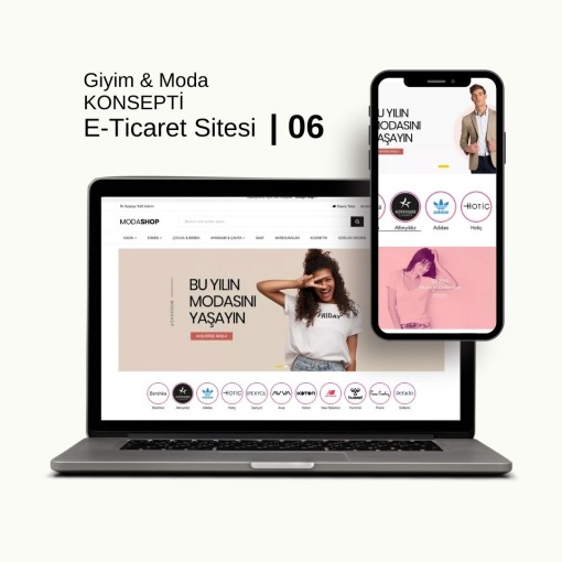 Giyim & Moda E-Ticaret Konsepti - 06