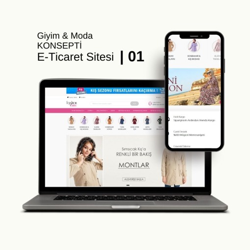 Giyim & Moda E-Ticaret Konsepti - 01