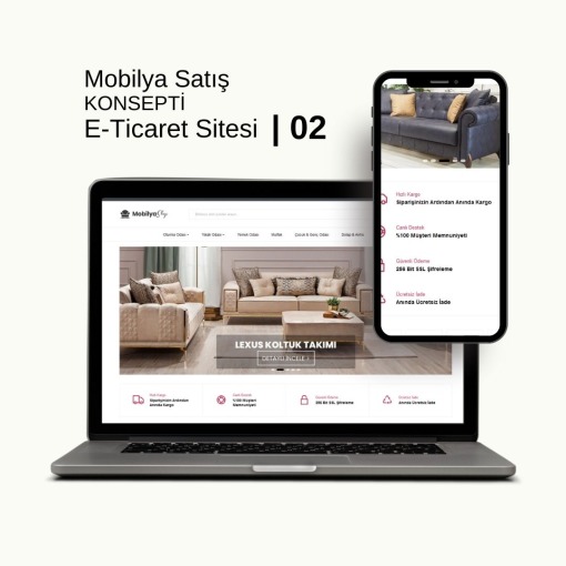 Mobilya Satış E-Ticaret Konsepti - 02