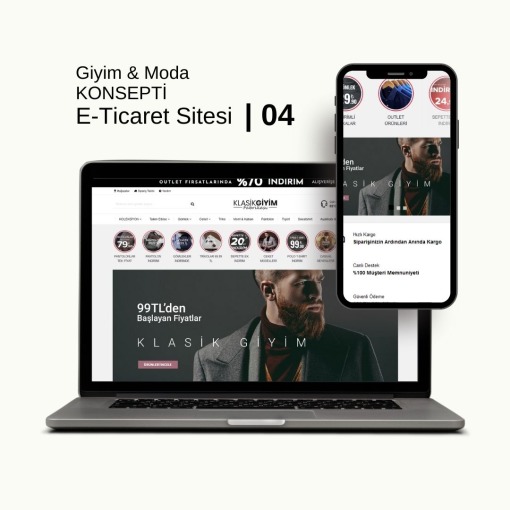 Giyim & Moda E-Ticaret Konsepti - 04