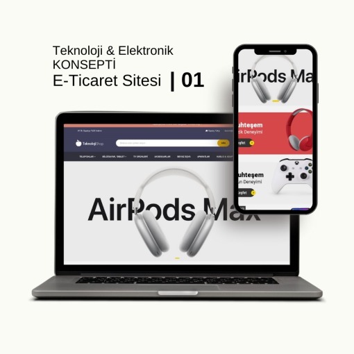 Teknoloji & Elektronik Satış E-Ticaret Konsepti - 03