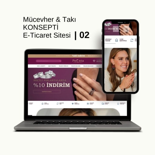 Mücevher & Takı E-Ticaret Konsepti - 02