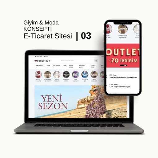 Giyim & Moda E-Ticaret Konsepti - 03